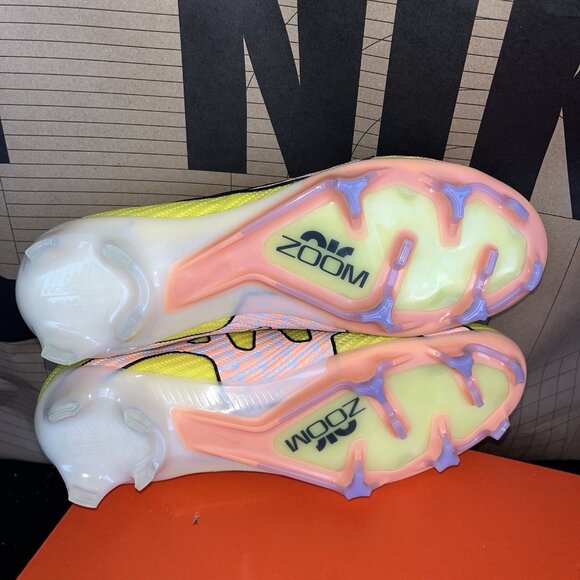 NEW Nike Zoom Vapor 15 Elite FG Yellow Strike Sunset DJ4978-781 Men Size 7 main image 4